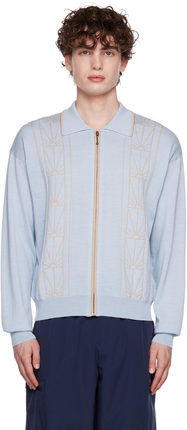 

Синий кардиган на молнии Rassvet