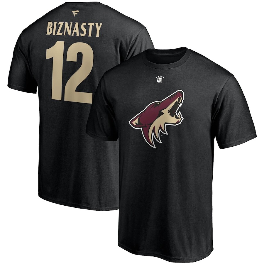 

Футболка с коротким рукавом Fanatics Branded Arizona Coyotes, черный