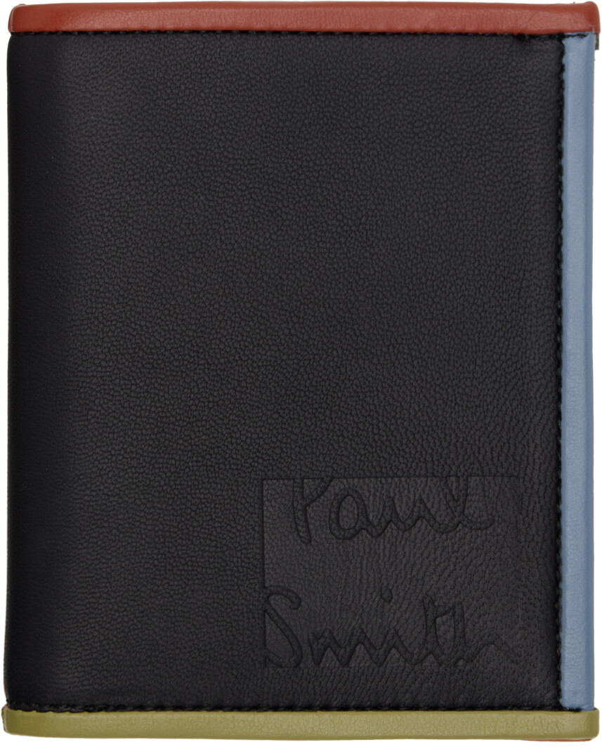 

Черный кошелек с контрастной отделкой Paul Smith