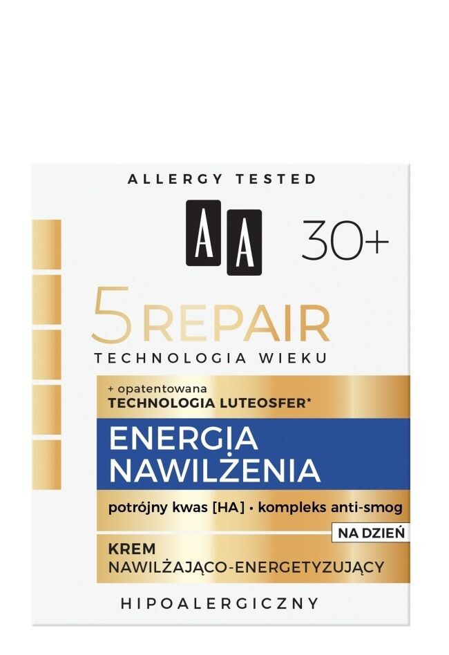 

AA Technologia Wieku 5Repair 30+ Energia Nawilżenia дневной крем для лица, 50 ml