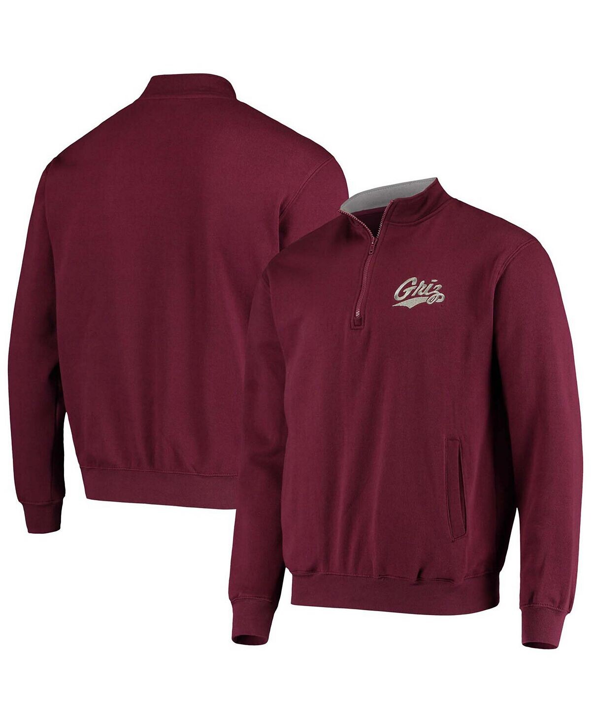 

Мужская куртка maroon montana grizzlies tortugas logo с молнией на четверть Colosseum