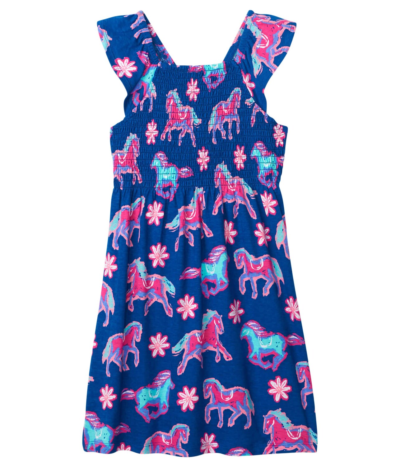 

Платье Hatley Kids, Electric Horses Smocked Dress