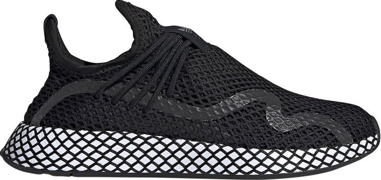 Кроссовки Adidas Deerupt S 'Core Black', черный - фото