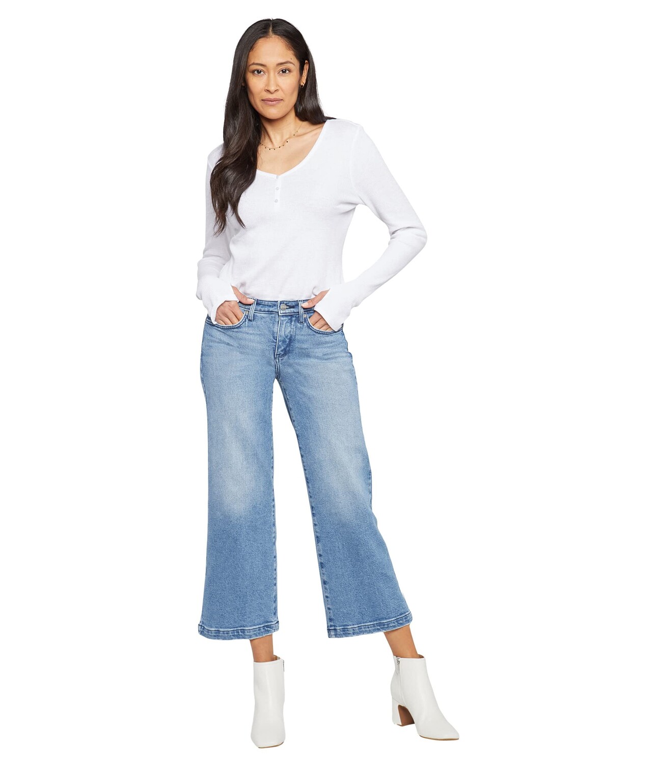 

Джинсы NYDJ, Teresa Wide Leg Ankle 1" Hem in Primland