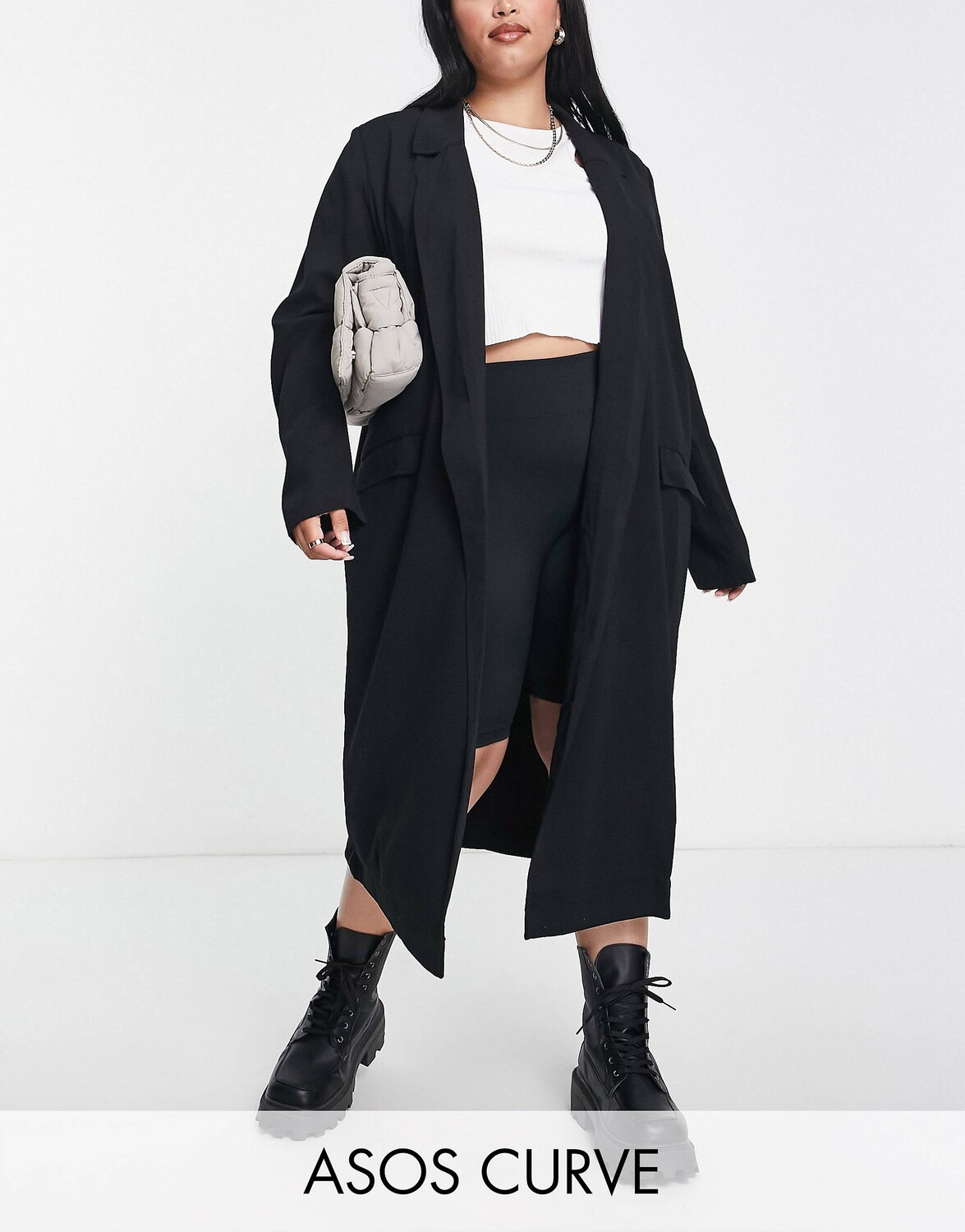 

Черная мягкая тряпка ASOS DESIGN Curve