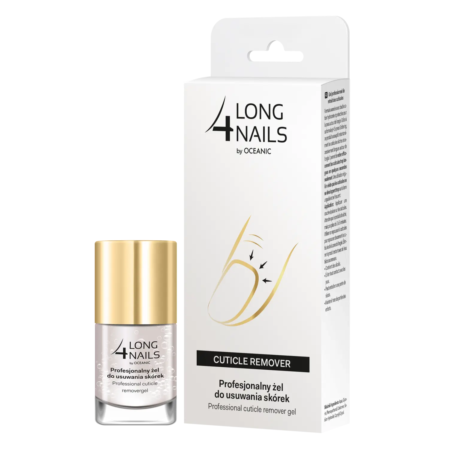 

Long 4 Nails Long Lashes гель для удаления кутикулы, 10 мл