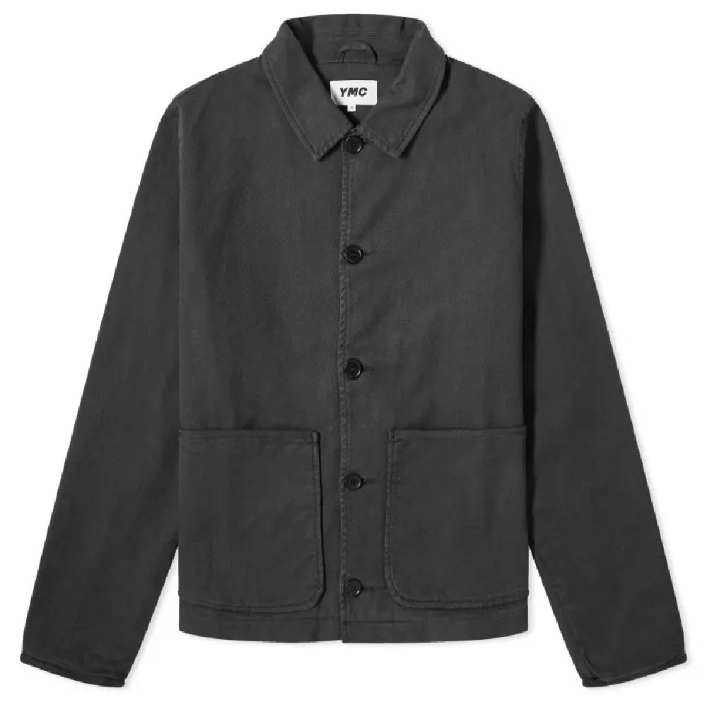 Куртка YMC Groundhog, черный куртка джинсовая ymc embroidered labour chore синий