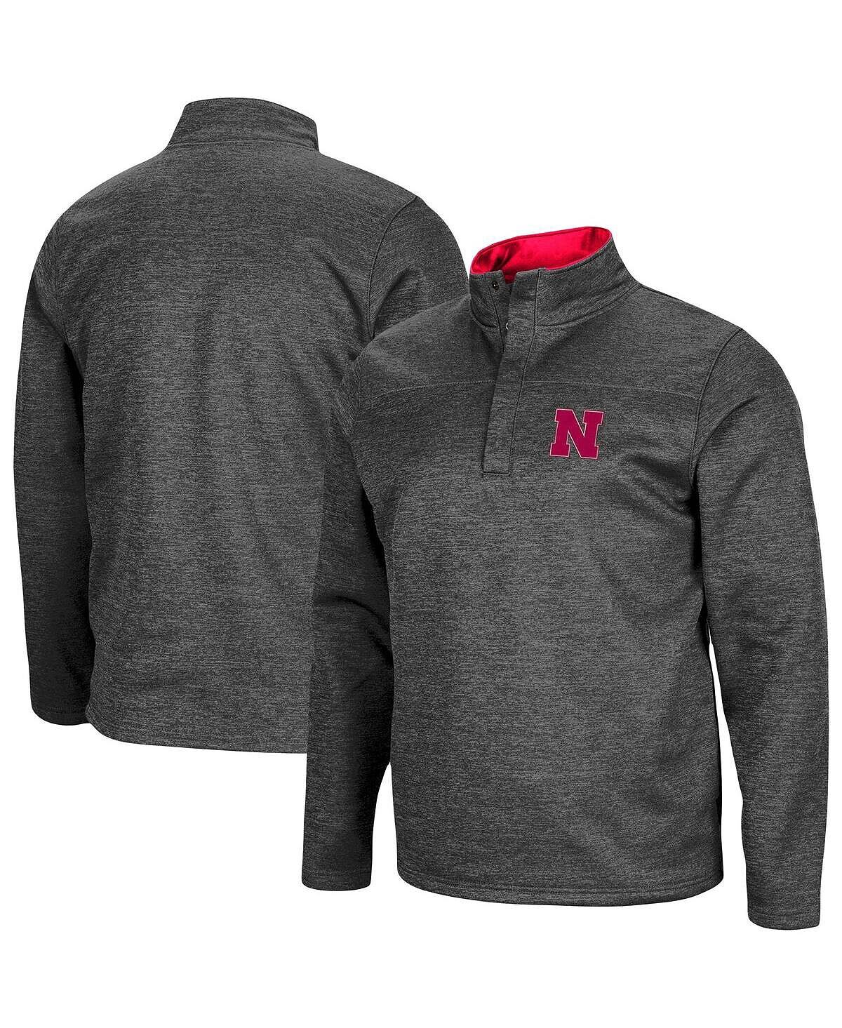 

Мужская темно-серая куртка nebraska huskers roman с меланжевой отделкой Colosseum, мульти