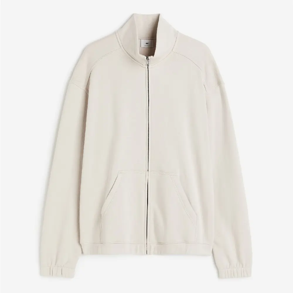 

Толстовка H&M Relaxed Fit, светлый серо-бежевый