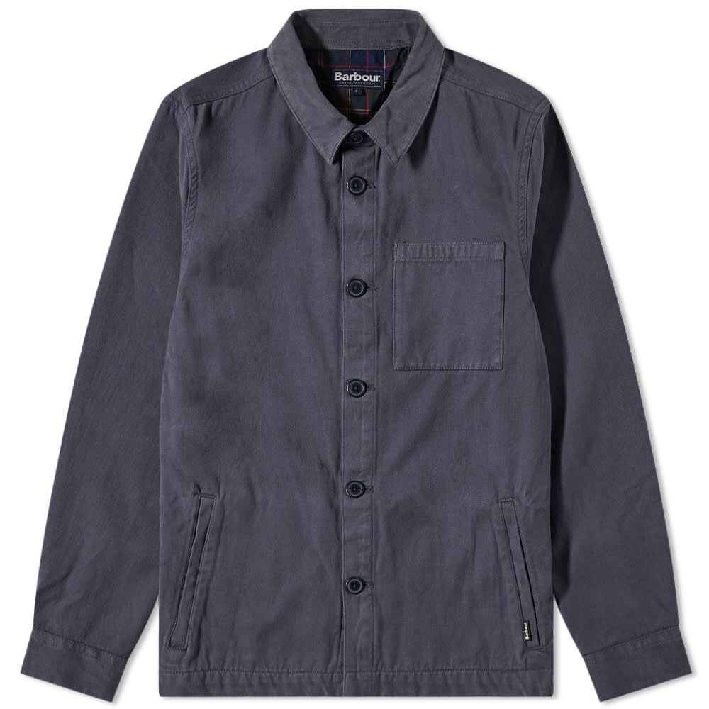 

Молескиновая верхняя рубашка Barbour, Серый