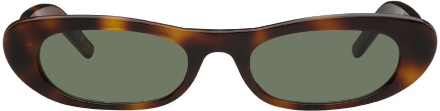 

Черепаховые солнцезащитные очки SL 557 Saint Laurent