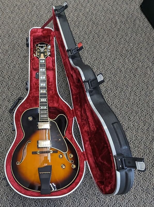 

Электрогитара Ibanez Artcore AF2000 Prestige Hollowbody Electric Jazz Guitar - Brown Sunburst
