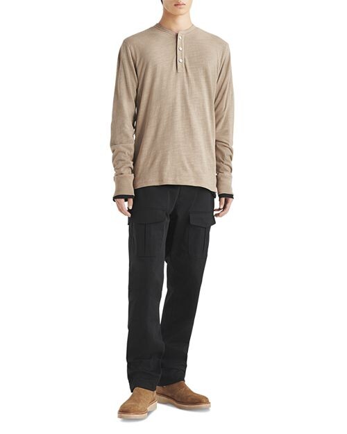 

Классический Хенли rag & bone, цвет Tan/Beige