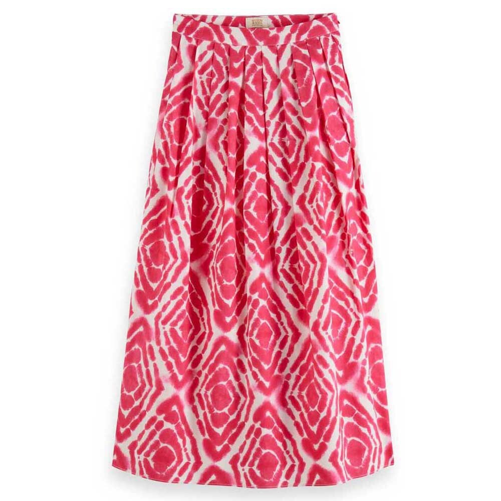 

Юбка Scotch & Soda Printed Midi, розовый