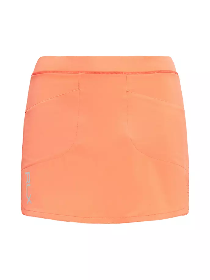 

Эластичная мини-юбка RLX для гольфа и тенниса Rlx Ralph Lauren, цвет sunset orange