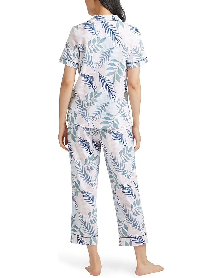 

Пижамный комплект Bedhead PJs Short Sleeve Cropped Pajama Set, цвет Breezy Palm