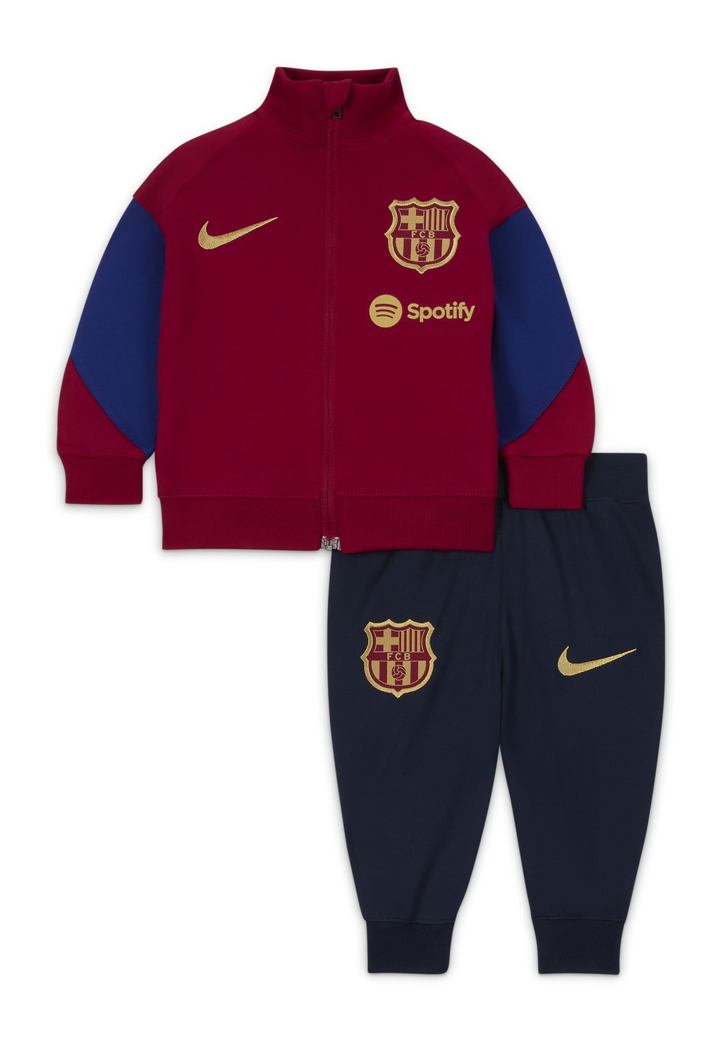 Комплект SET FC BARCELONA INFANTS STRIKE Nike, цвет noble red deep royal blue club gold