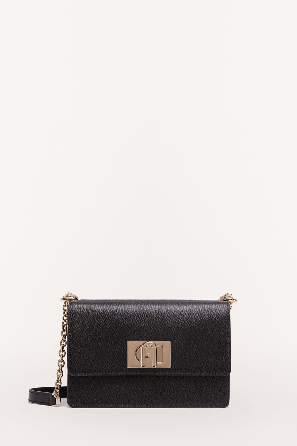 

Кожаная мини-сумка через плечо 1927 г Furla, черный