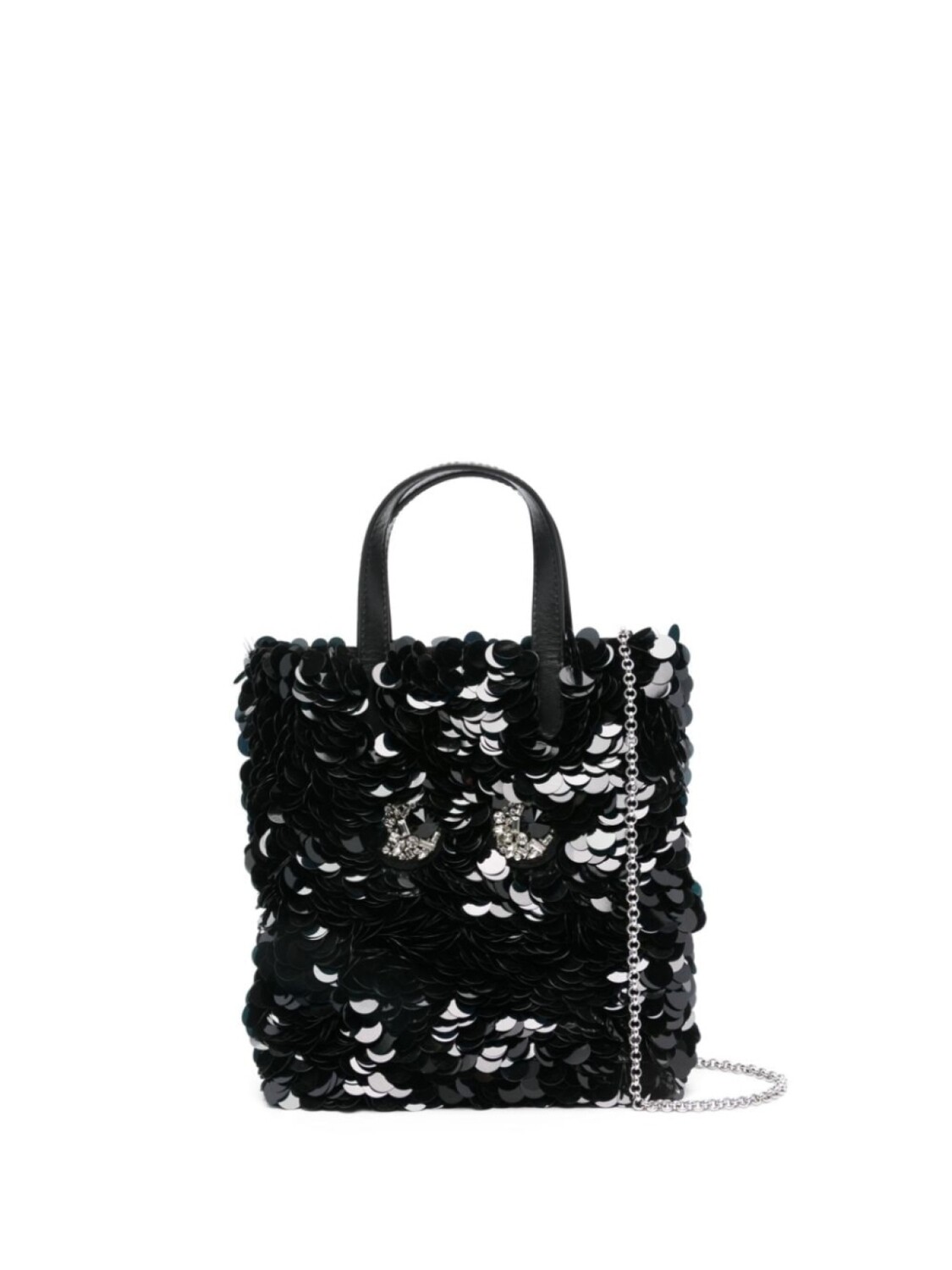 

Мини-сумка-шоппер Anya Hindmarch Eyes, черный