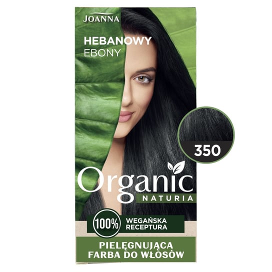 Джоанна, Naturia Органическая ухаживающая краска для волос 350 Черное дерево, Joanna