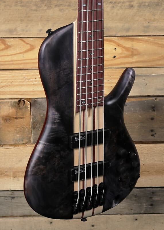 

Ibanez Bass Workshop SRSC805 Cerro Singlecut 5-String Bass Deep Twilight Flat