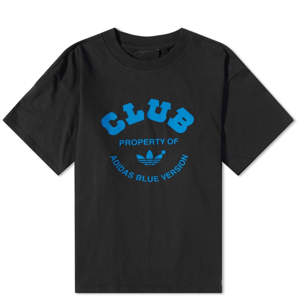 

Футболка Adidas Blue Version Club, черный, Серый