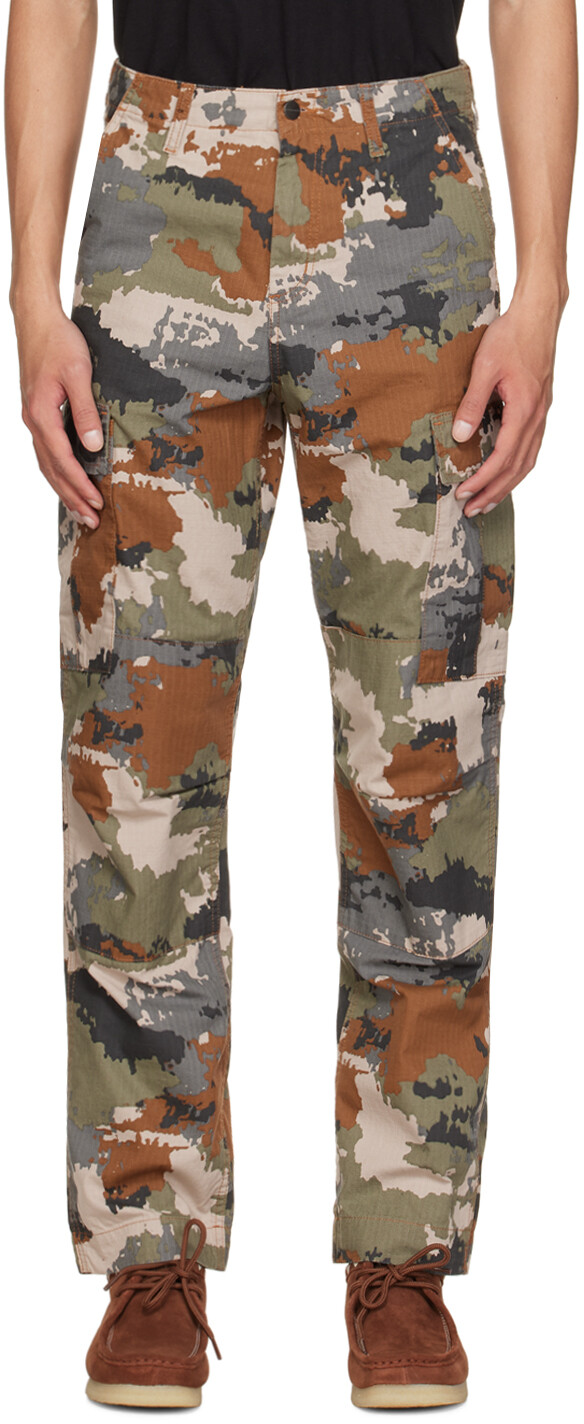 

Брюки-карго стандартного цвета цвета хаки Carhartt Work In Progress