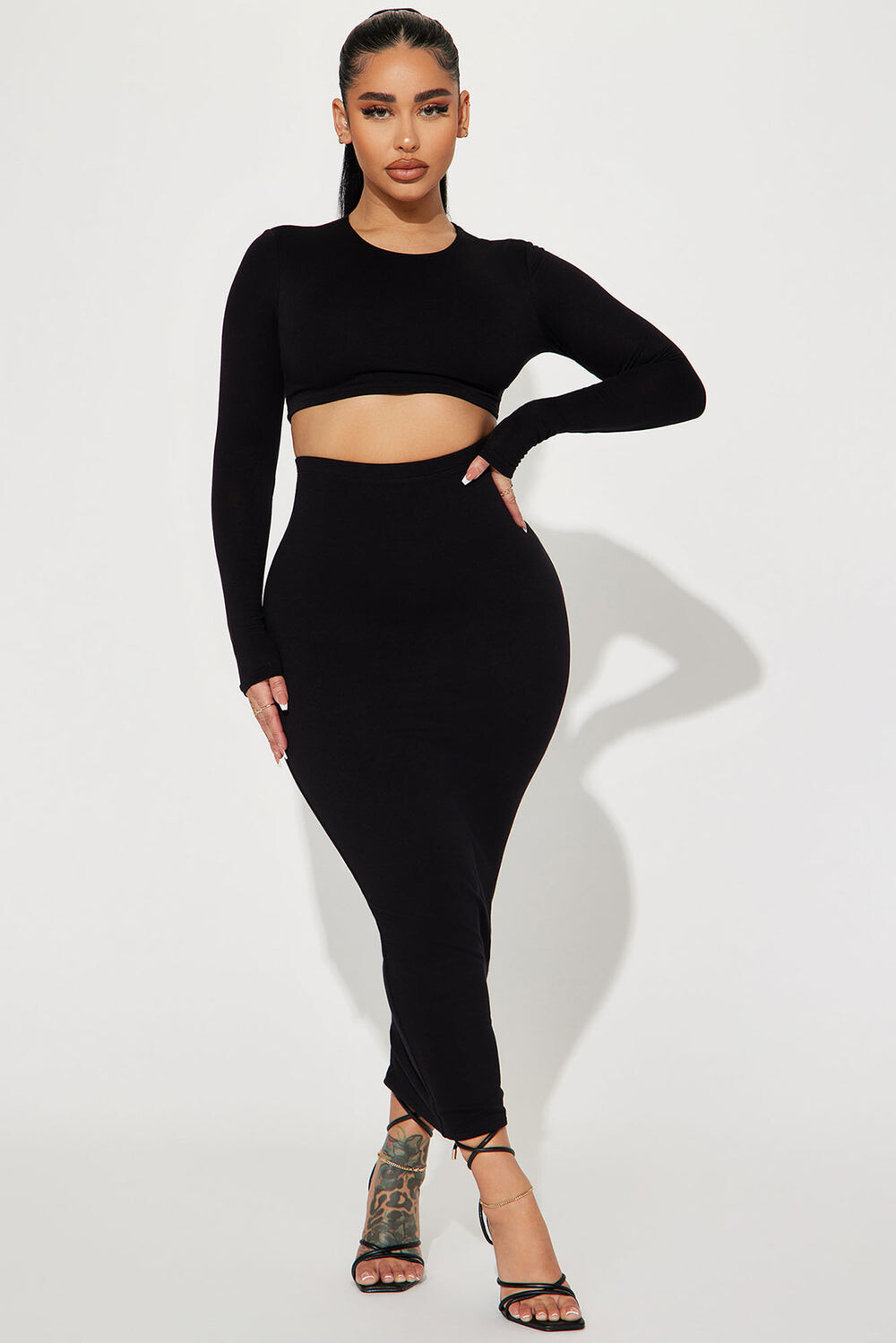 

Юбка Fashion Nova ST1840A, черный