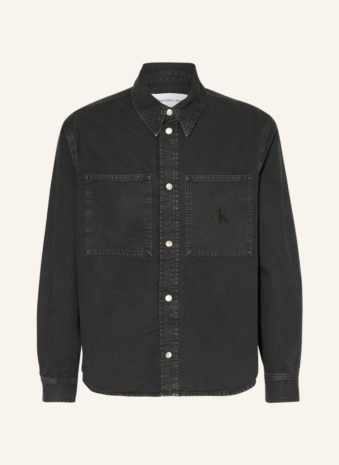 

Джинсовая куртка Calvin Klein Jeans, черный