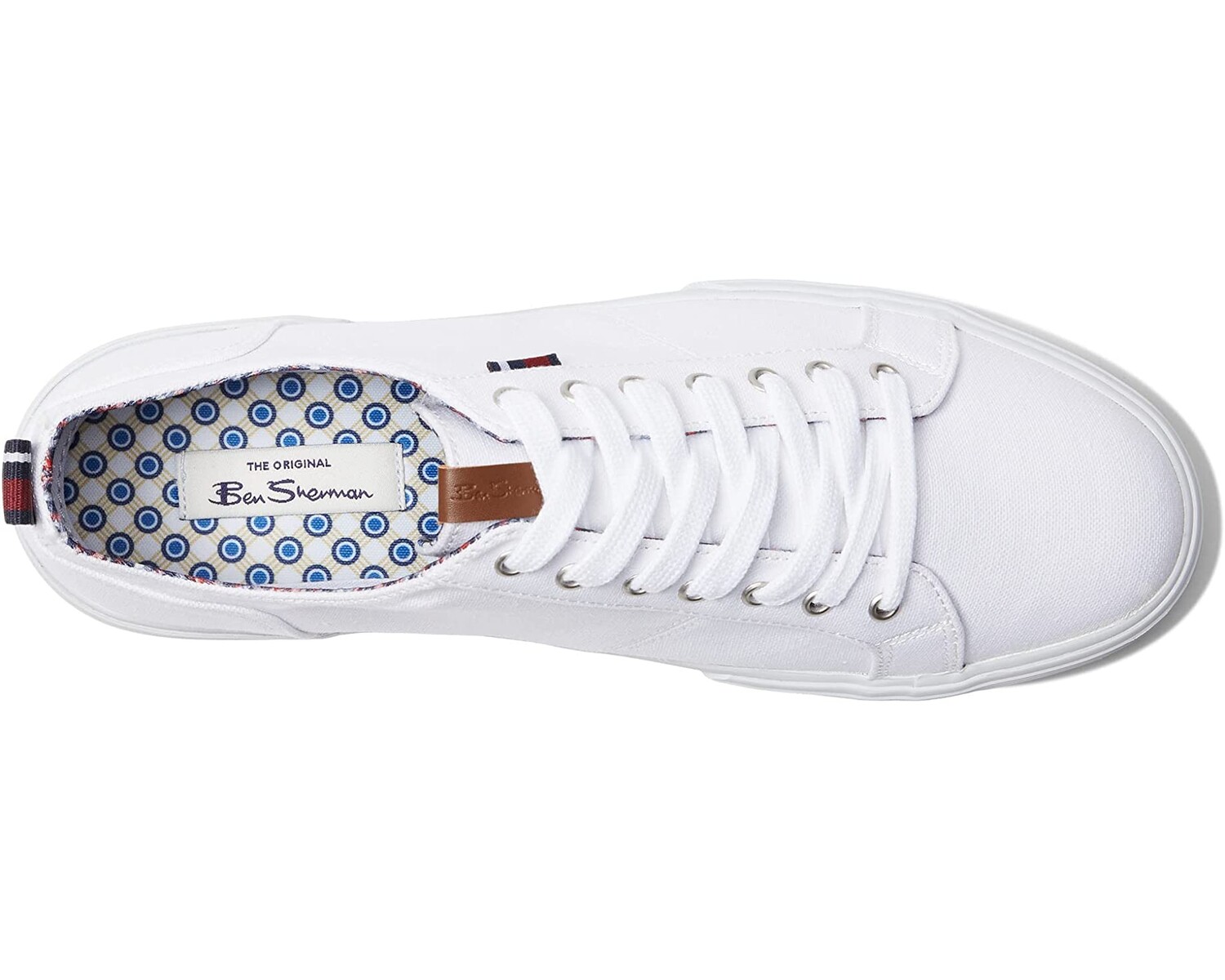 

Кроссовки Bradford Lace to Toe Ben Sherman, белый