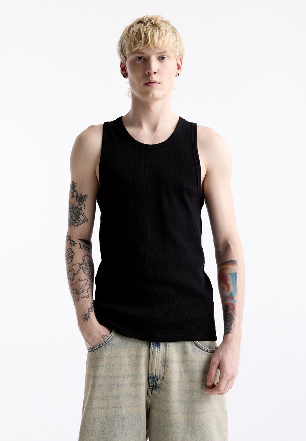 

Топ 2 PACK PULL&BEAR, белый