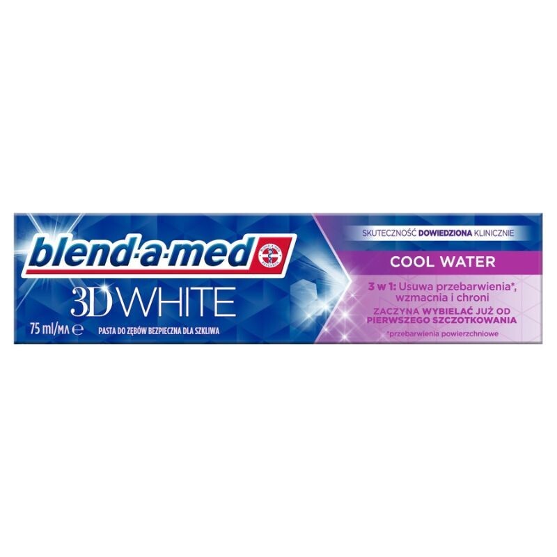 

Blend-A-Med 3D White Cool Water Зубная паста, 75 ml