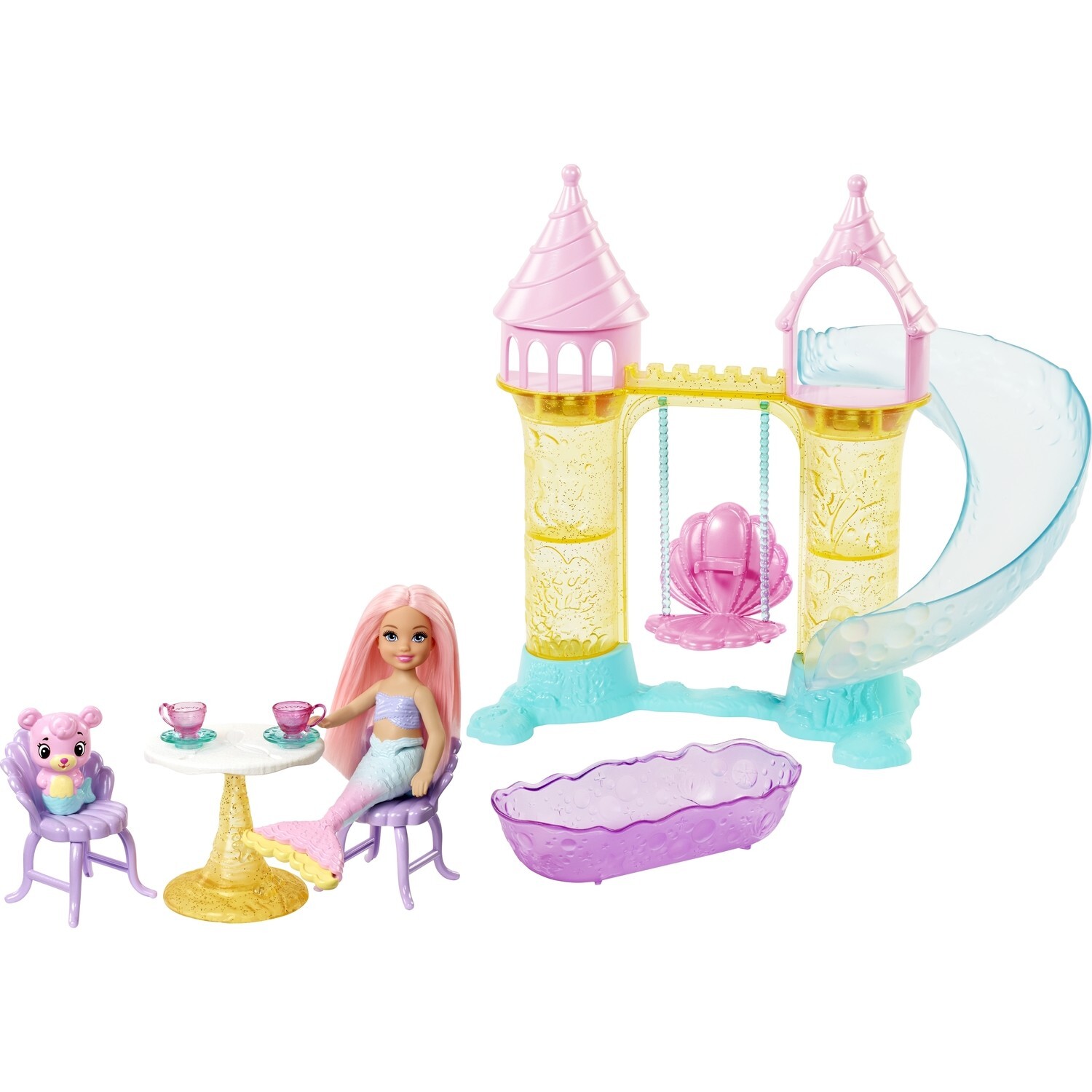 

Игровой набор Barbie Dreamtopia Mermaid Chelsea And Sato FXT20