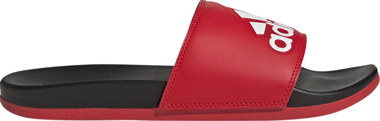 Сандалии Adidas Adilette Comfort Slide 'Vivid Red Black', красный