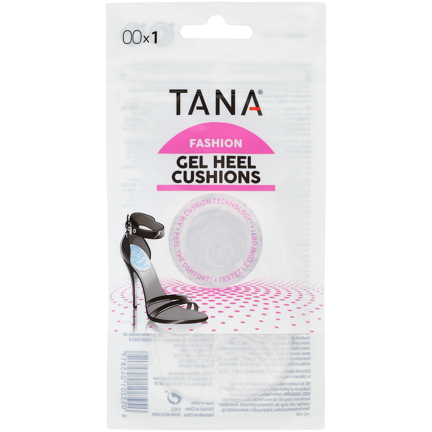 Tana гелевые подпяточники, 1 пара tana нескользящие стельки для обуви 1 пара