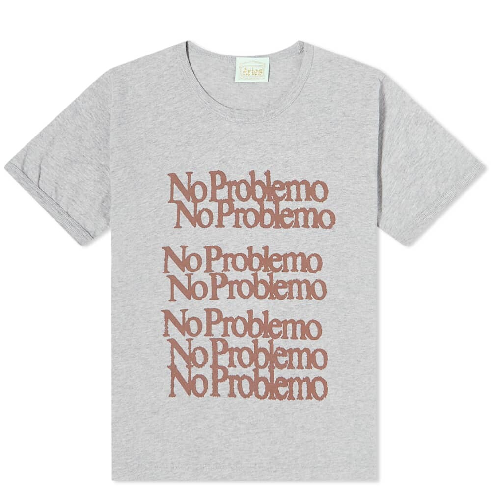 

Футболка Aries Many Problemo Shrunken Tee