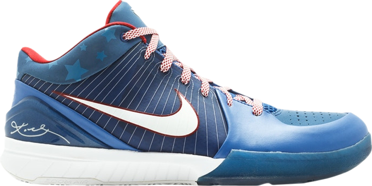 Кроссовки Nike Zoom Kobe 4 'Philly', синий - фото