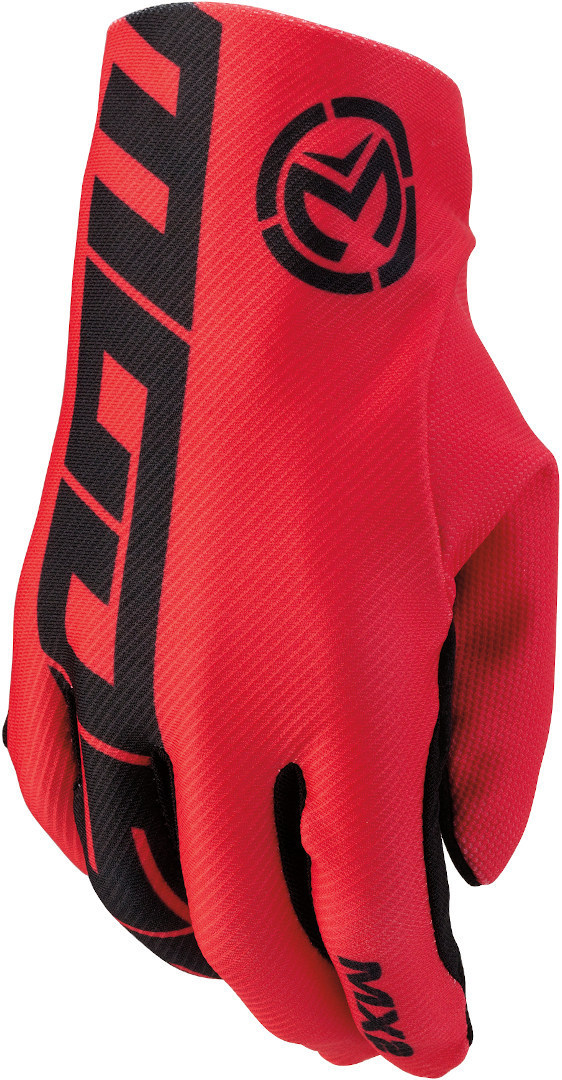 Перчатки Moose Racing MX2 S20 Short для мотокросса, черный/красный