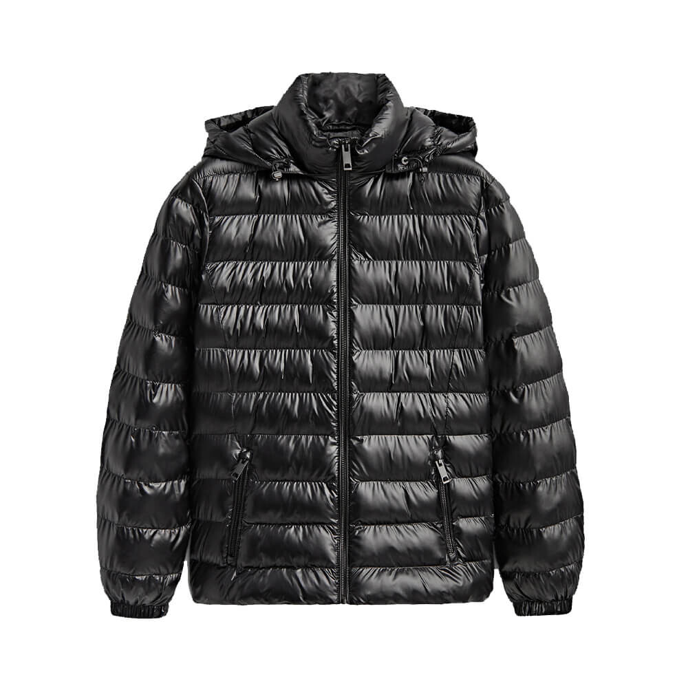 

Куртка Massimo Dutti Fitted Puffer, чёрный