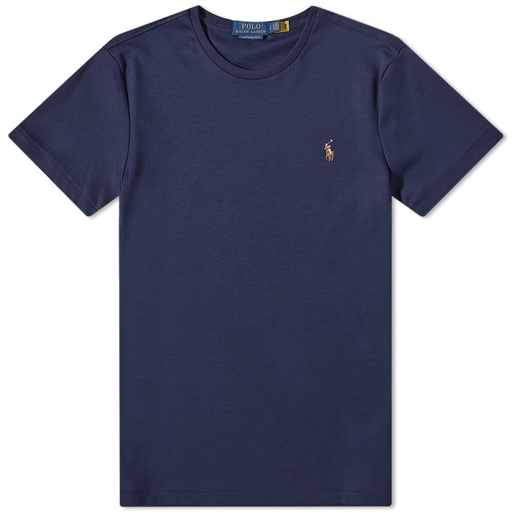 

Футболка Polo Ralph Lauren Cotton Custom Tee, Серый, Футболка Polo Ralph Lauren Cotton Custom Tee