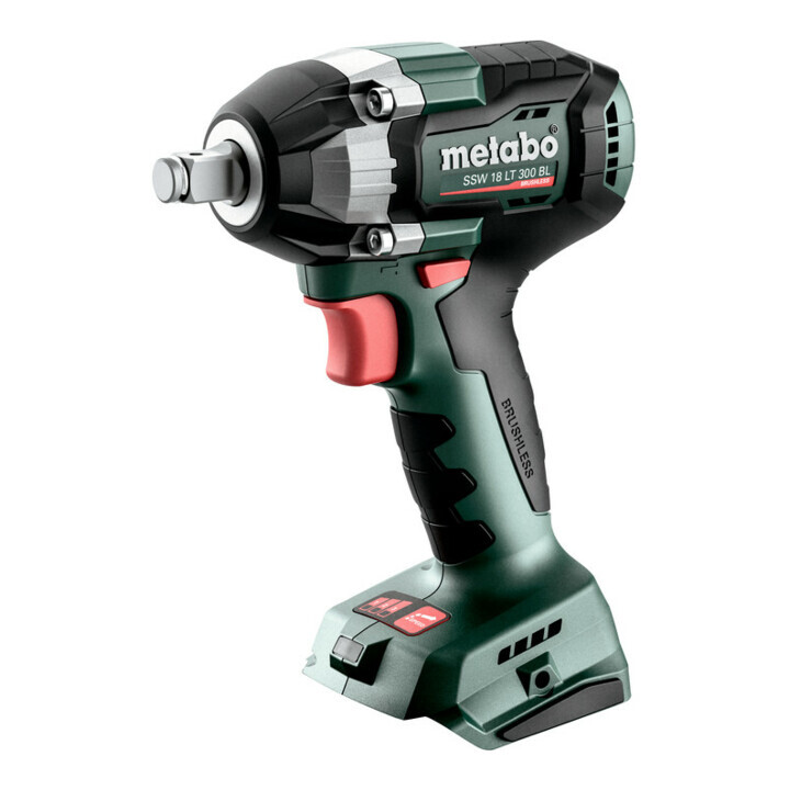 Аккумуляторный ударный гайковерт Metabo SSW 18 LT 300 BL (без аккумулятора) пила metabo sse 18 ltx bl compact 602366800