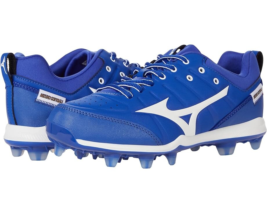 

Кроссовки Mizuno 9 Spike Advanced Finch Elite 5 TPU Molded Softball Cleat, цвет Royal/White
