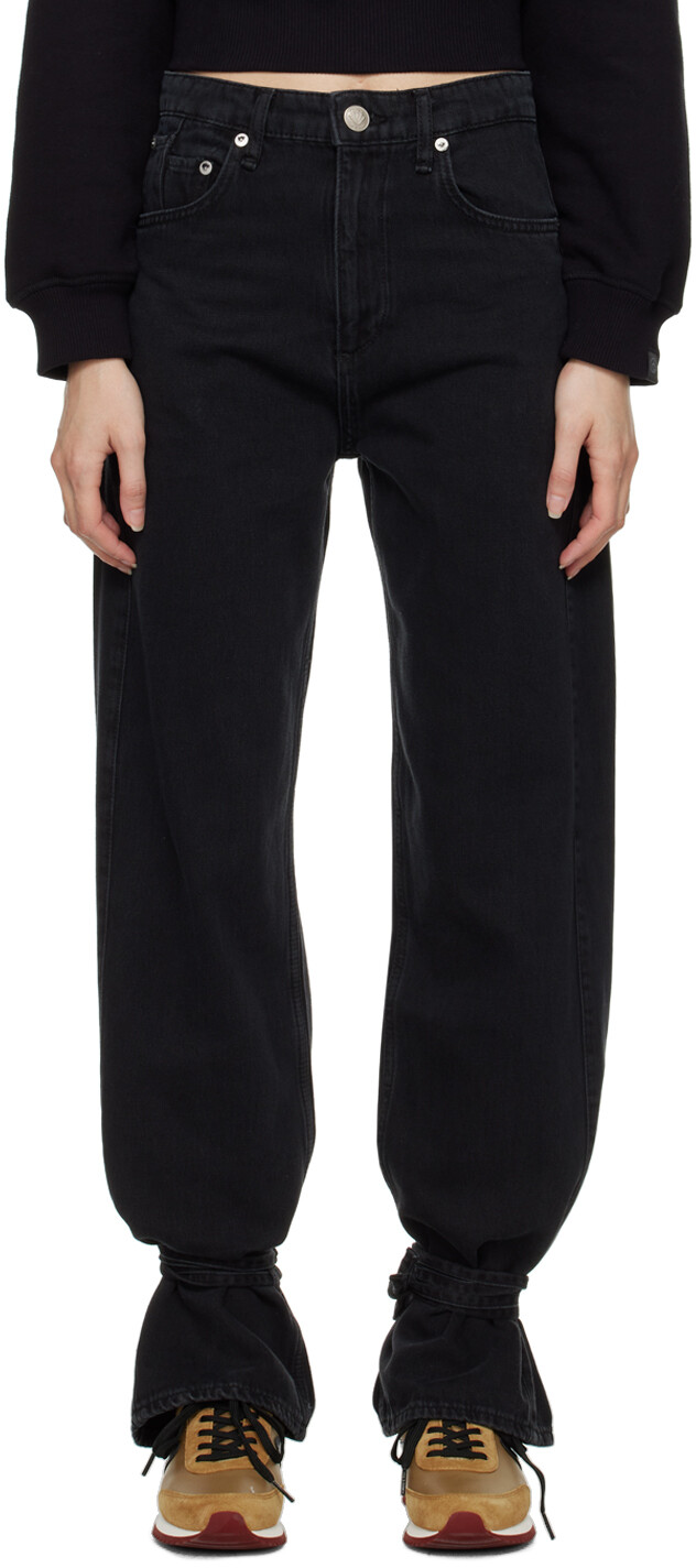 

Черные джинсы скинни rag & bone