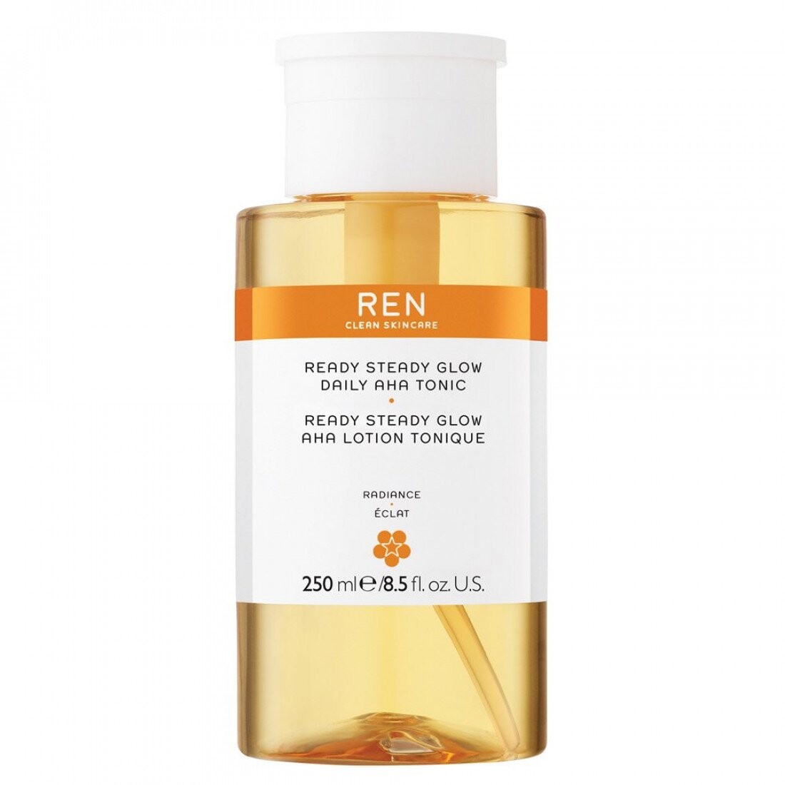 

REN Тоник для лица Ready Steady Glow Daily AHA Tonic Обновляющий 250мл