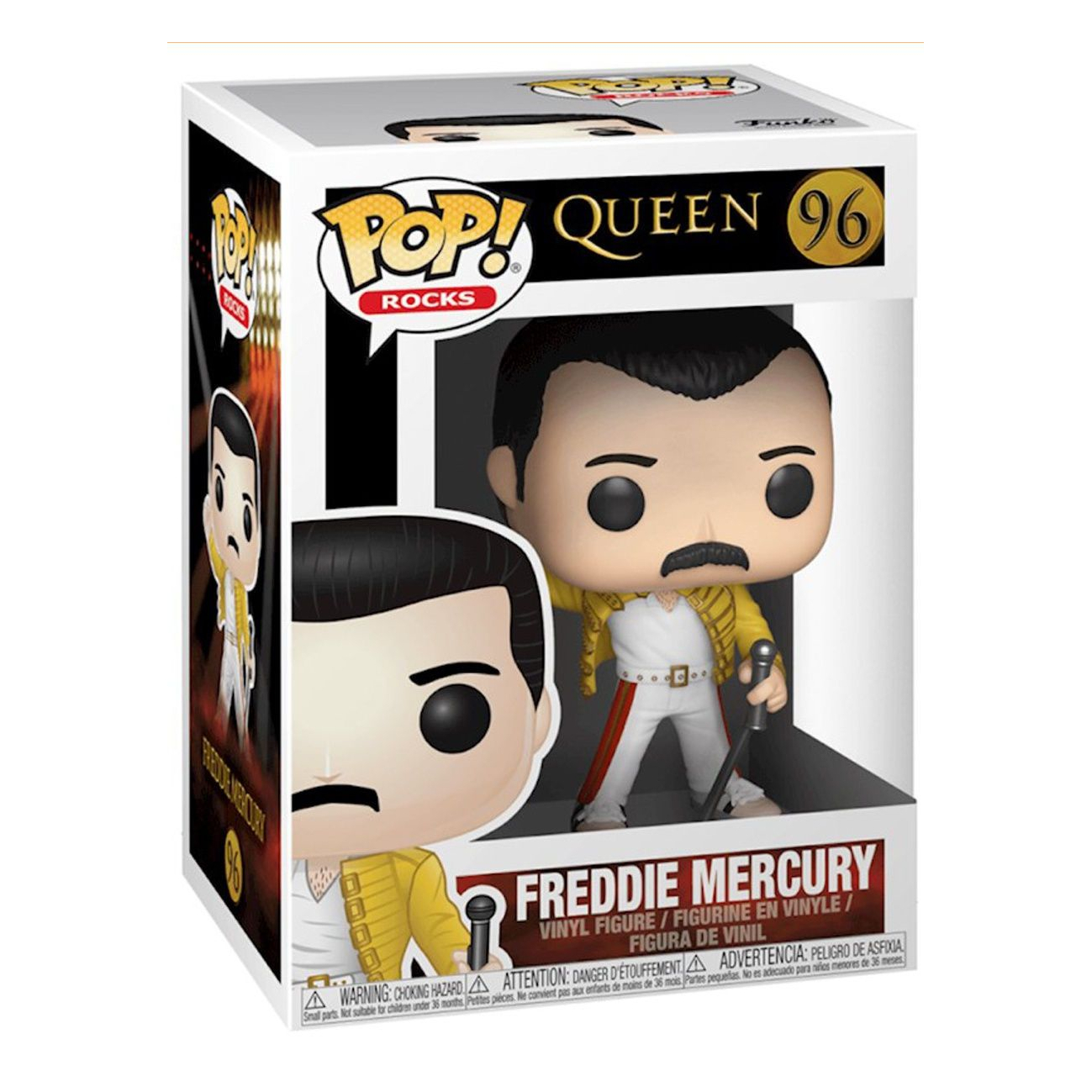 фигурка funko pop rocks queen freddie mercury king 184 50149 Фигурка Funko Pop! Rocks Queen Freddy Mercury Wembley 1986