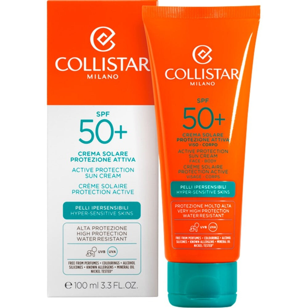 

Collistar Омолаживающий солнцезащитный крем Active Protection Sun Cream SPF50+ 100 мл