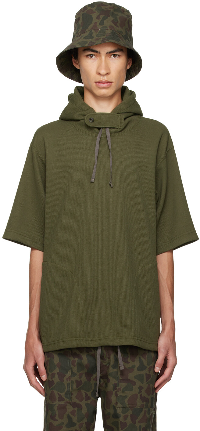 

Зеленая худи с кулиской Engineered Garments, Зеленый