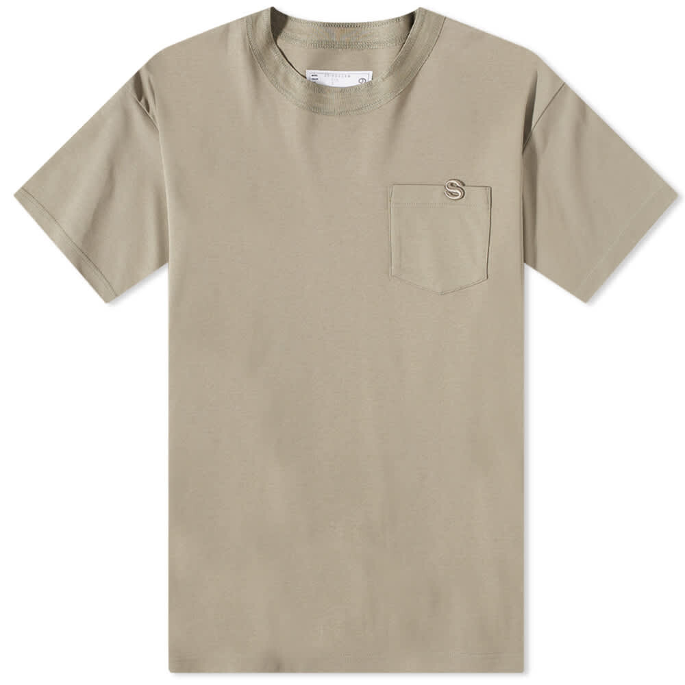 

Футболка Sacai S Logo Split Seam Tee