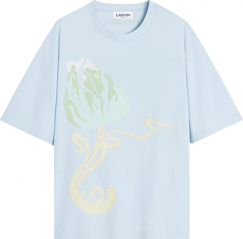 

Футболка Lanvin, голубой