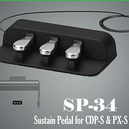 цена Трехпедальный блок Casio SP-34 SP-34 three pedal unit